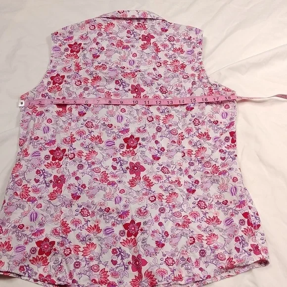 Bit & Bridle women's large sized sleeveless blouse - Picture 9 of 9